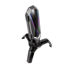 NEWSKILL - Microfono Gamer Profesional RGB Agni Black Gray