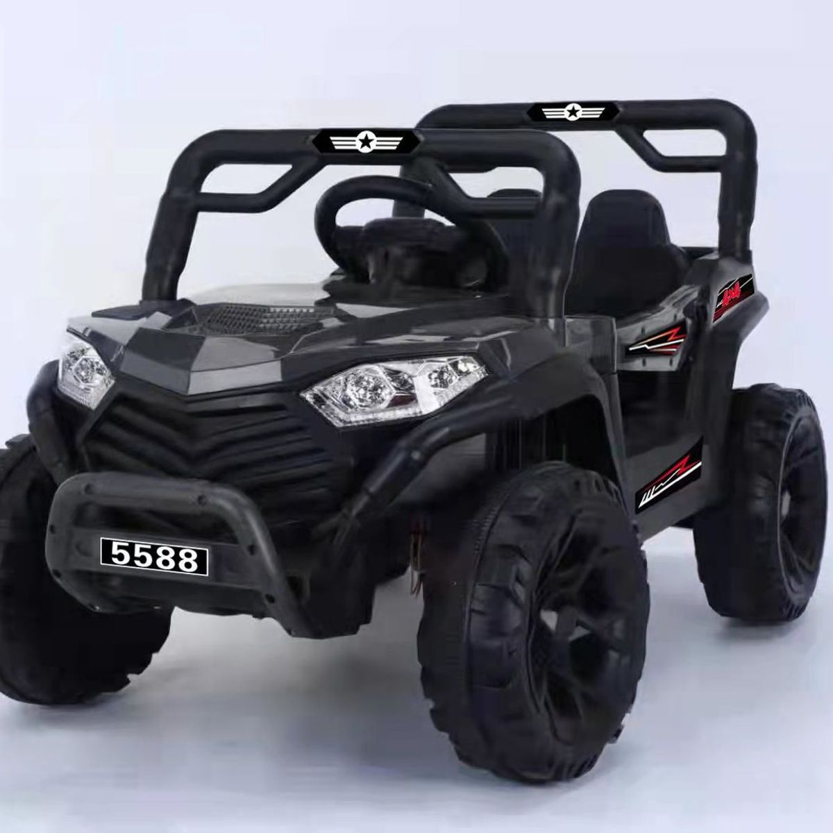 U BUY - Auto Electrico Infantil Jeep Negro