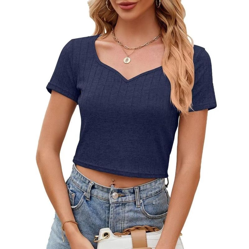RURUTOTO - Polera Manga Corta Mujer Negro_.