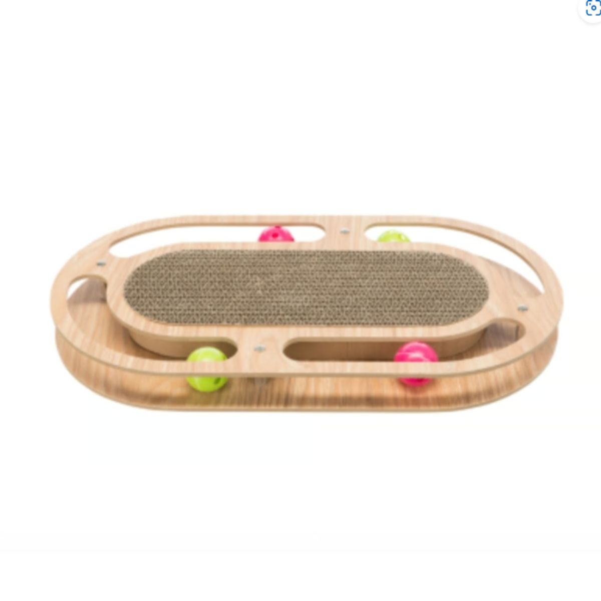 GENERICO - Rascador Para Gato Juguete Tunel Para Pelotas