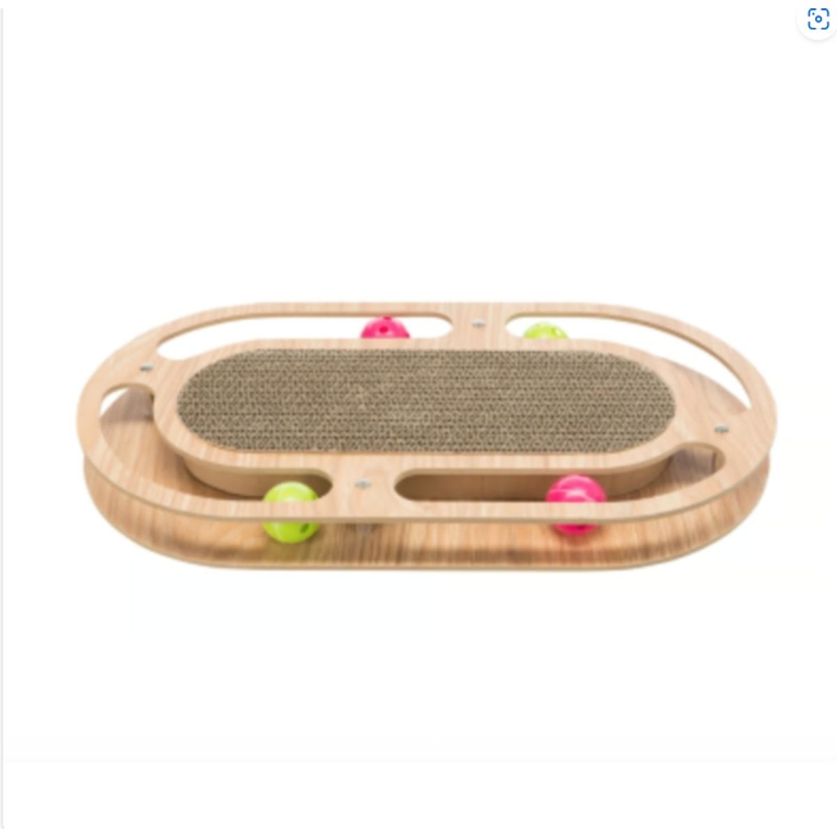 GENERICO - Rascador Para Gato Juguete Tunel Para Pelotas