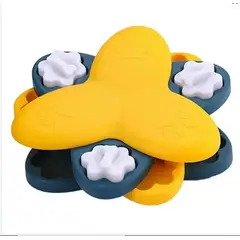 GENERICO - Plato Dispensador Alimentos Giratorio Interactivo Mascotas