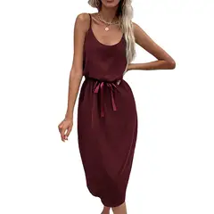 RURUTOTO - Vestido sin mangas Mujer Negro