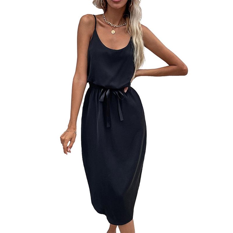 RURUTOTO - Vestido sin mangas Mujer Negro