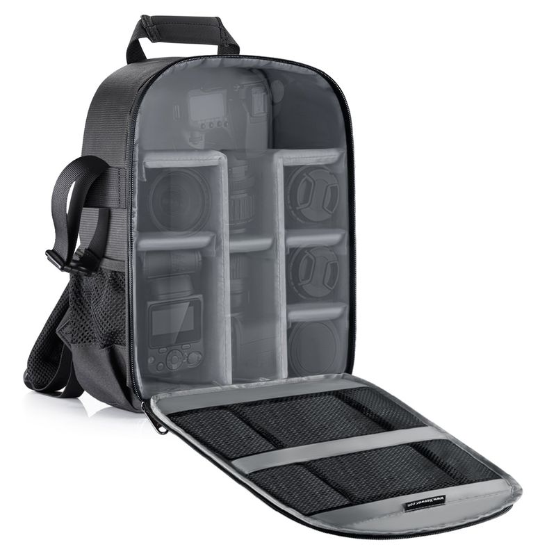 NEEWER - Mochila de Cámara Para Canon Nikon Sony Flexible Acolchada - Gris