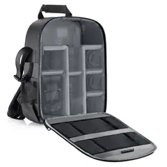 NEEWER - Mochila de Cámara Para Canon Nikon Sony Flexible Acolchada - Gris