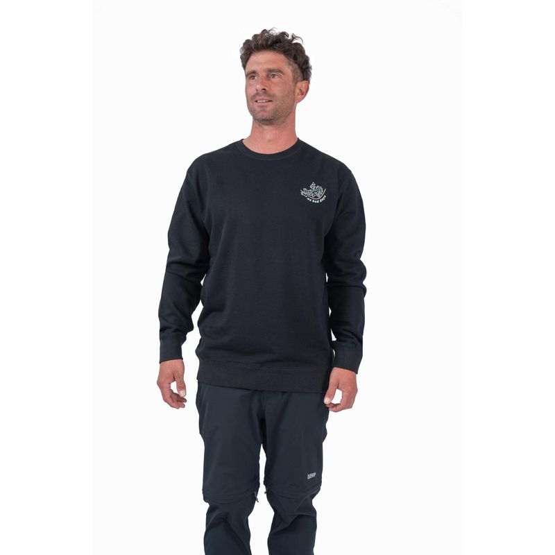 KAYA UNITE - Polerón Hombre Crewneck No Bad Black