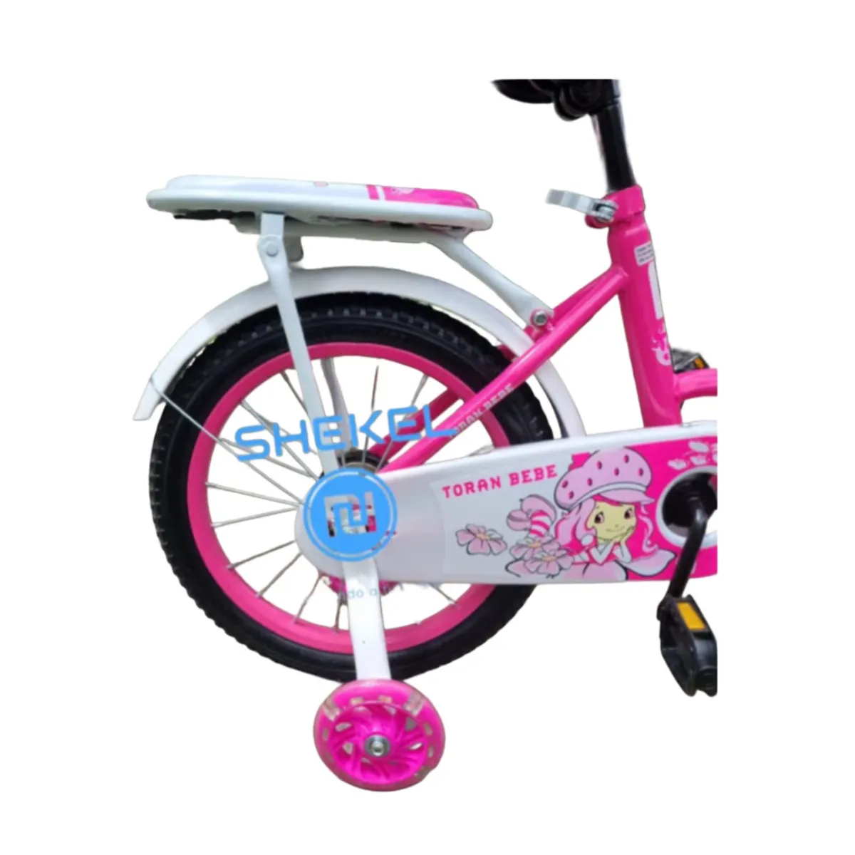 GENERICO - Bicicleta Aro 12 Para Niños Con Ruedas De Aprendizaje futsia