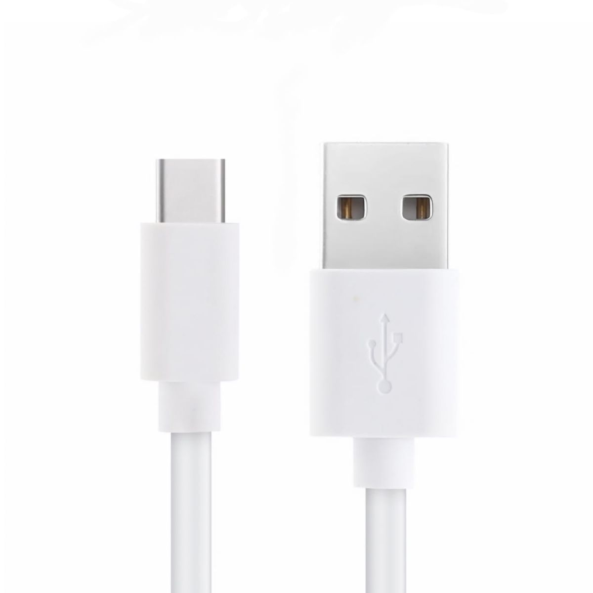 EZRA - Cable de carga rápida USB Tipo C blanco 3 metros de largo
