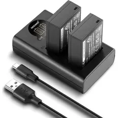 NEEWER - Np-w126S 2x Batería Y Cargador P Fujifilm X-s10 XT3 XT10 X-Pro3 X100VI