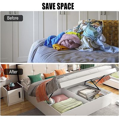 Imagen 2 del producto 1 Par Mecanismo Para Cama Baúl Con Bombín Hidráulico 90cm