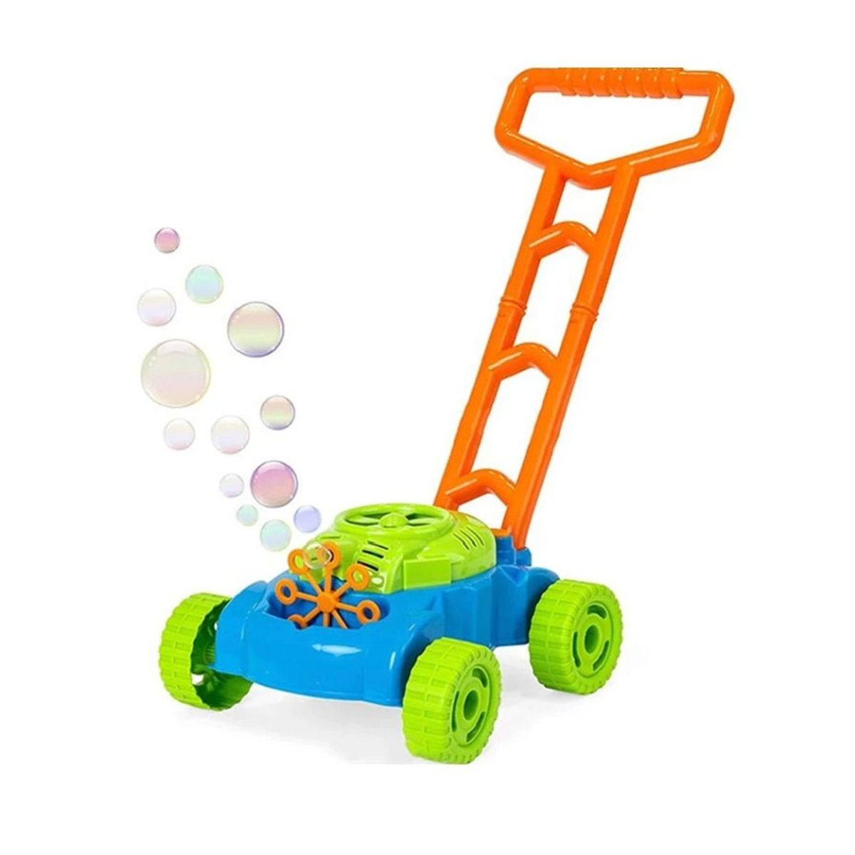 GENERICO - Carrito Caminador Lanza Burbujas Niña Blue Juguete Musical