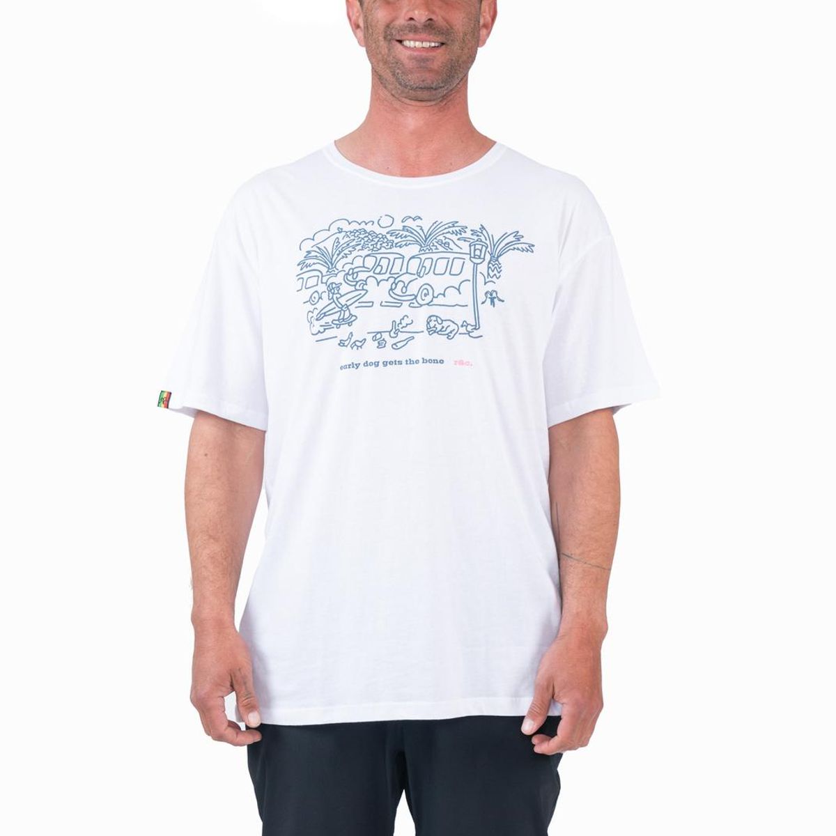 KAYA UNITE - Polera Hombre Bone White