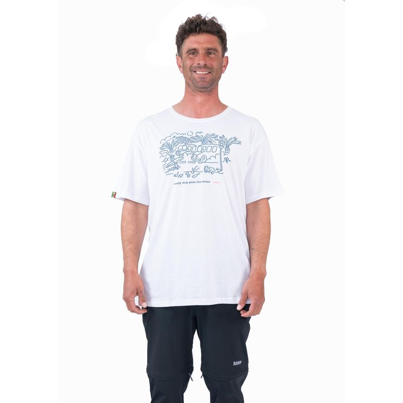 KAYA UNITE - Polera Hombre Bone White