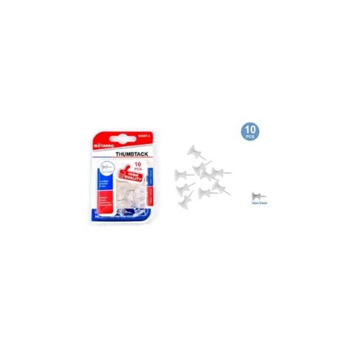 GENERICO - Chinche Blanco 10 Pcs