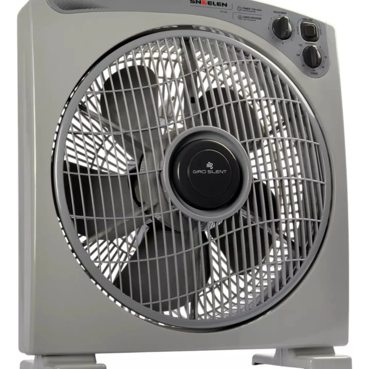 SINDELEN - Ventilador Box Mesa Piso Sindelen Vb-12GR Silencioso Timer 120 minutos.