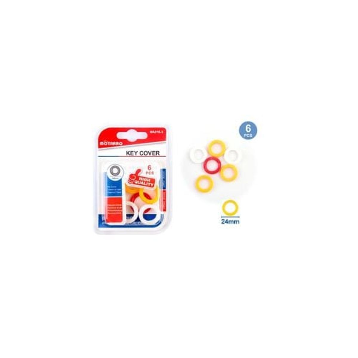 GENERICO - Cubierta De Llaves 6 Pcs