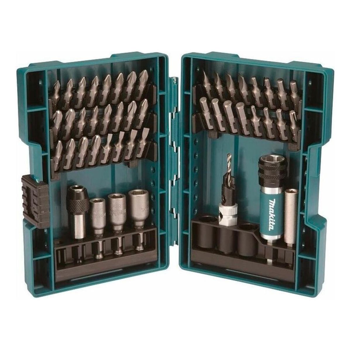 MAKITA - Set De Puntas, Guia, Avellanador 47 Piezas Makita D-73461