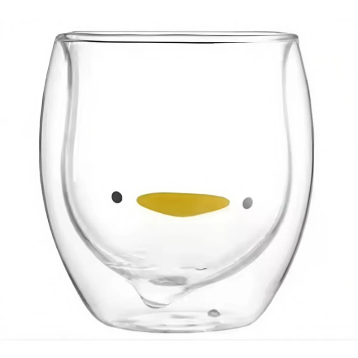 TODOK - Taza De Cristal Doble Pared Con Estampado 300ml T-00034