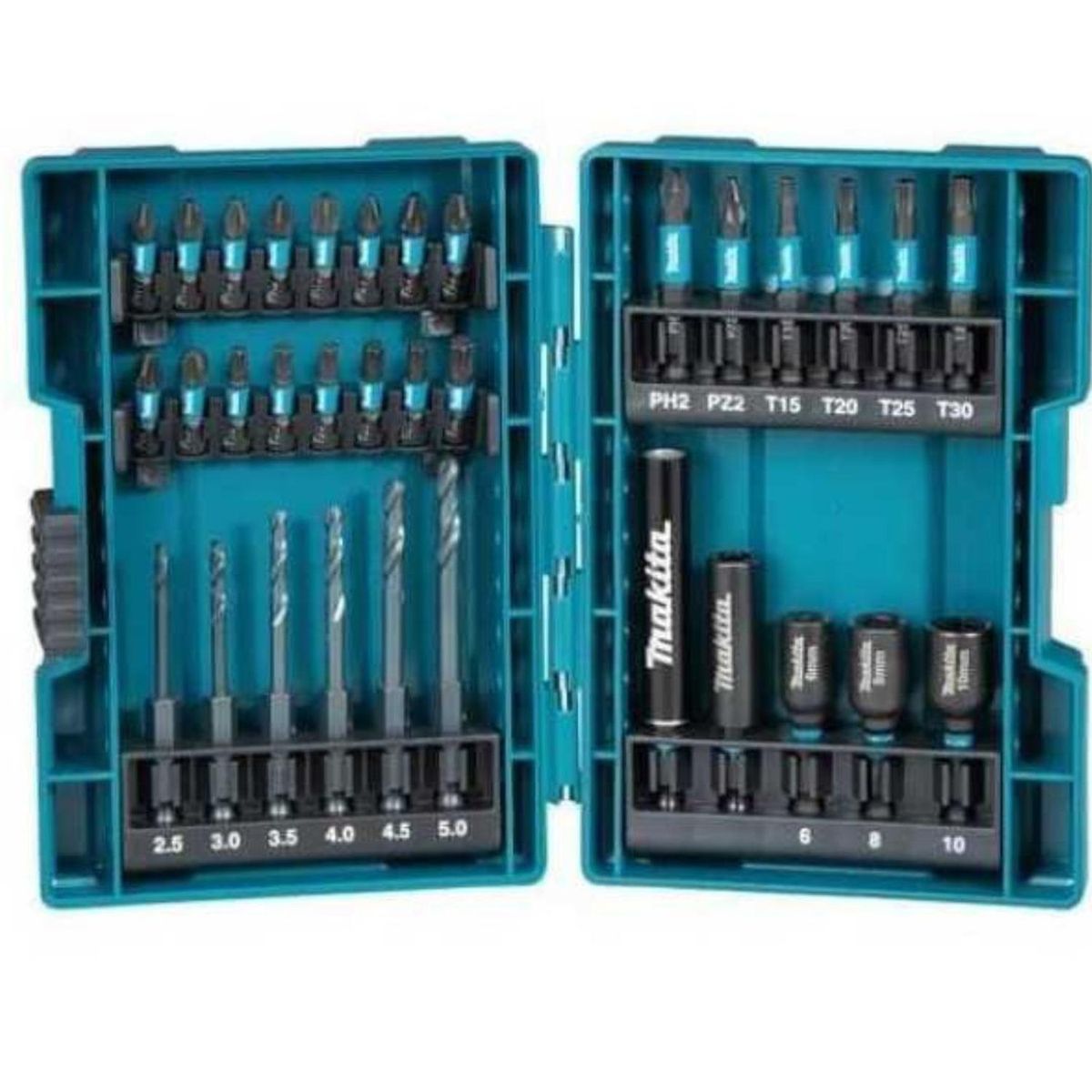 MAKITA - Set 33 Puntas Y Brocas Impact Black Makita B-66896