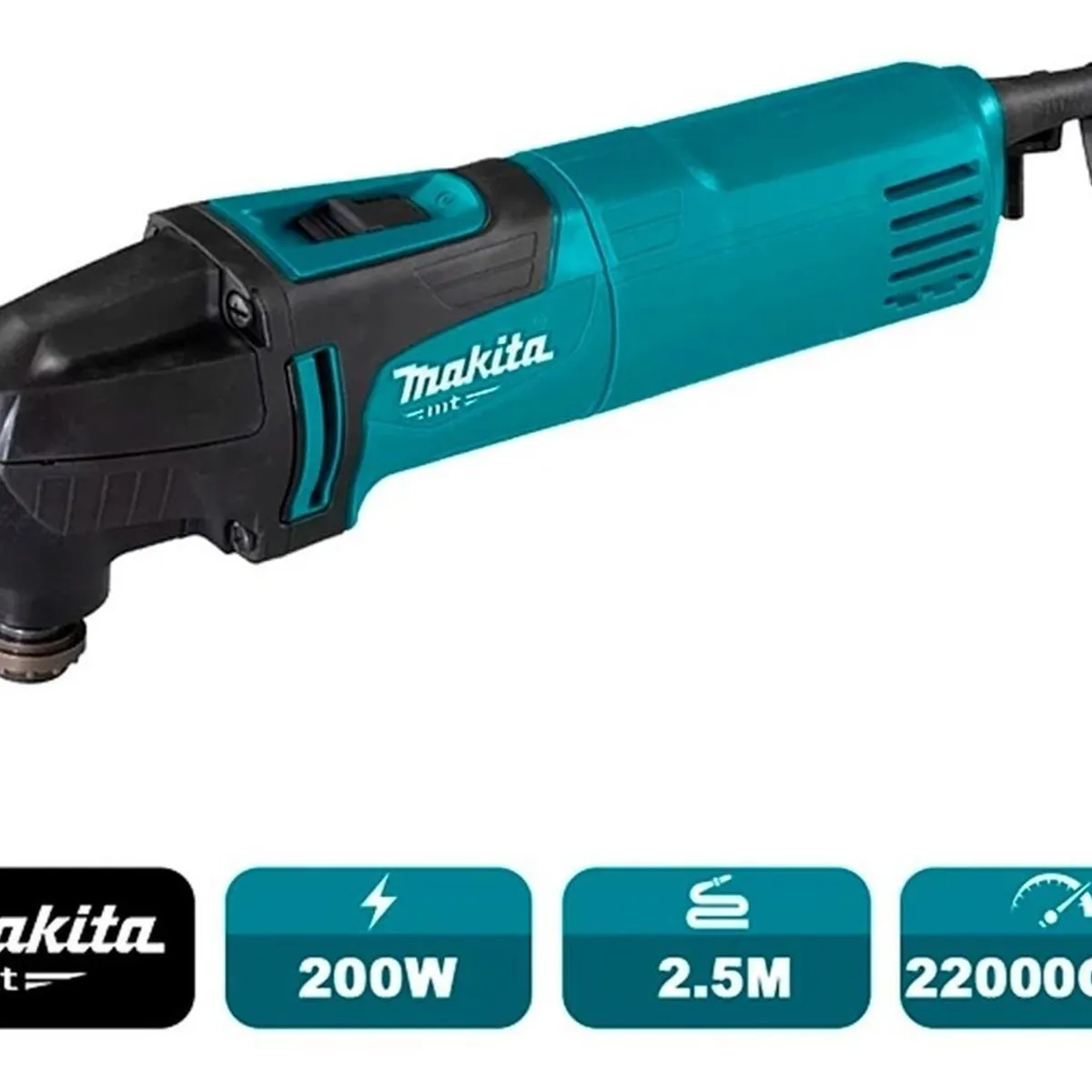MAKITA - Multiherramienta Makita M9800bkx2 2.000w C/maleta Y Acc.