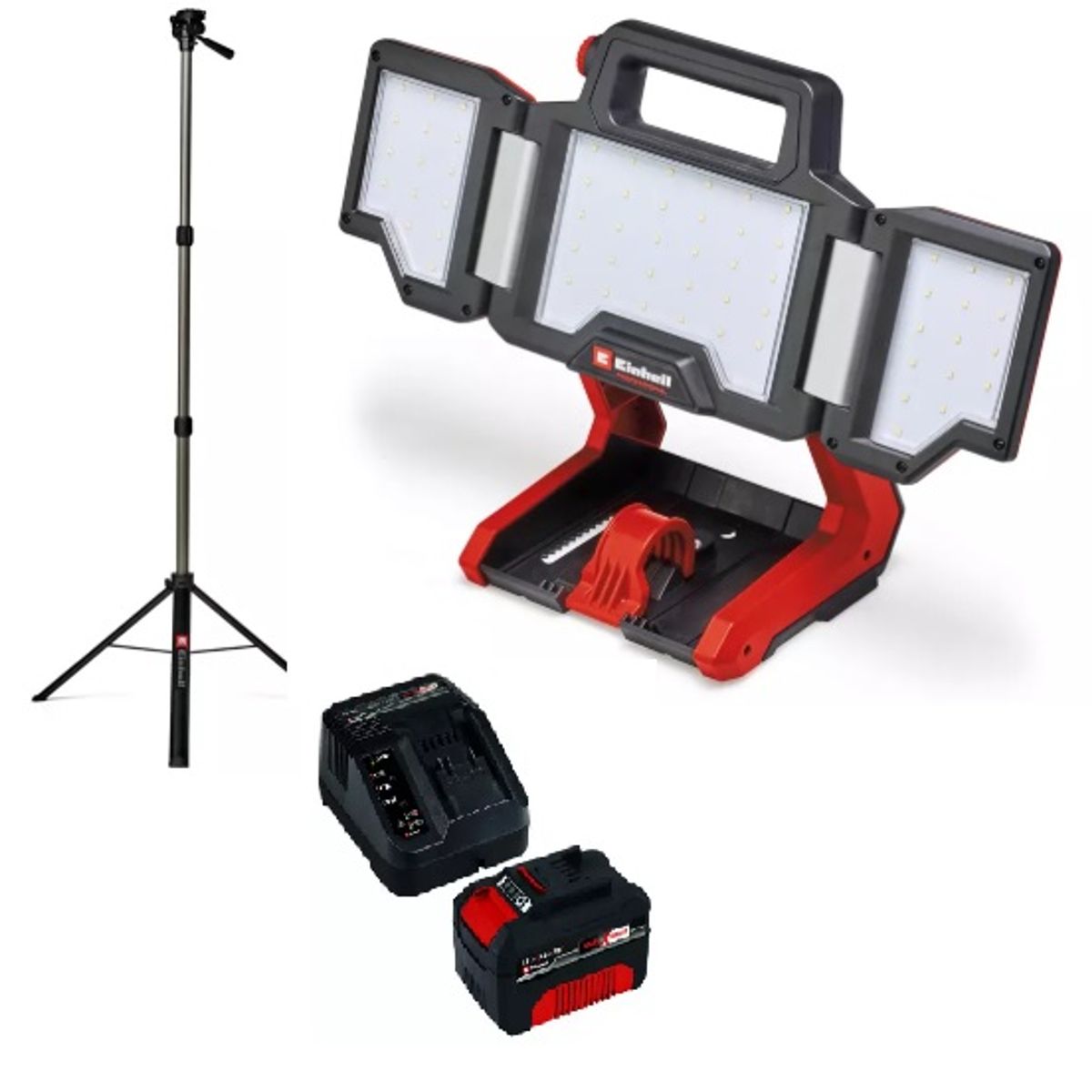EINHELL - Foco Led Inalambrico Einhell 18v-3000 Lm+tripode+ Bat1x40
