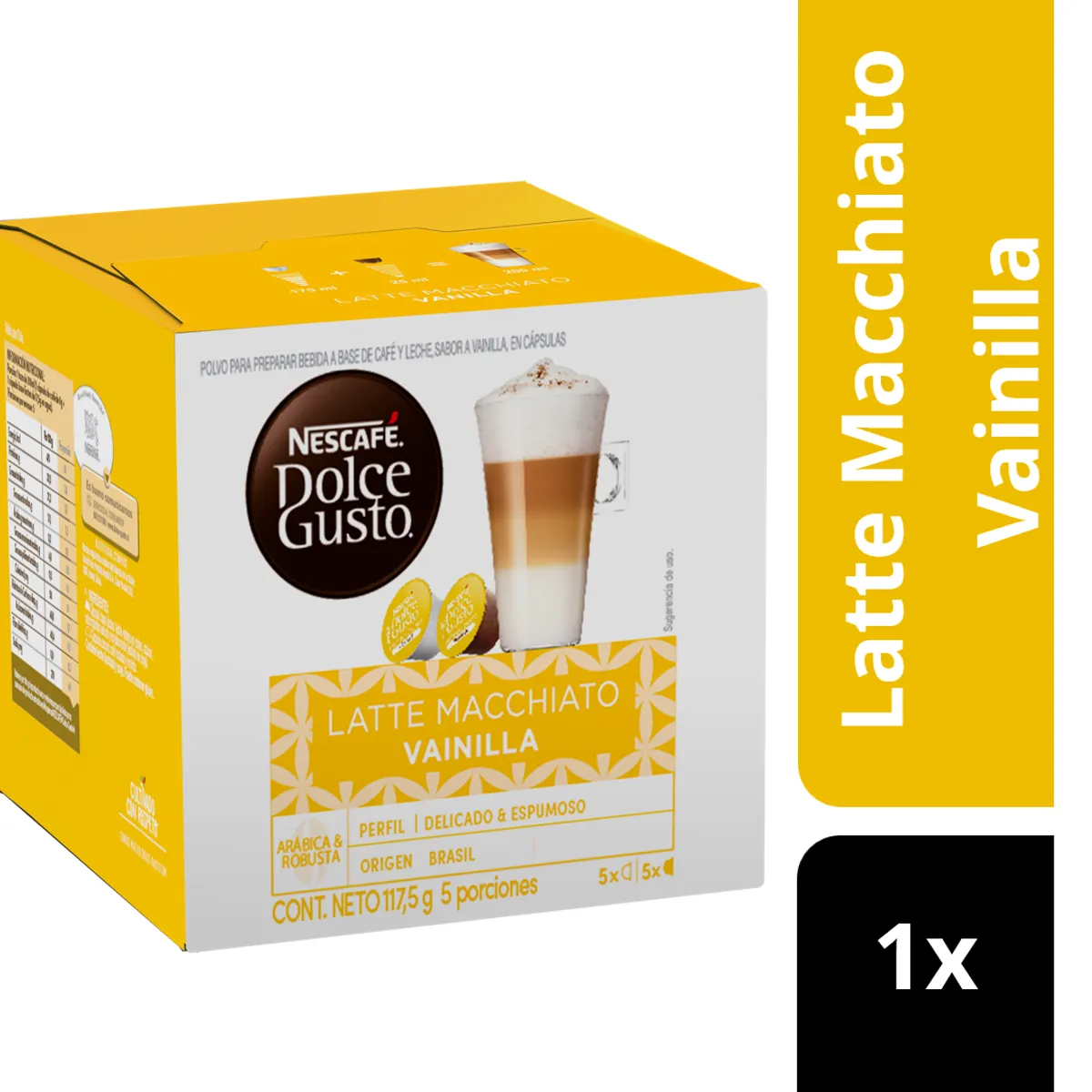 DOLCE GUSTO - Café NESCAFÉ DOLCE GUSTO® Latte Macchiato Vanilla 10 Cápsulas