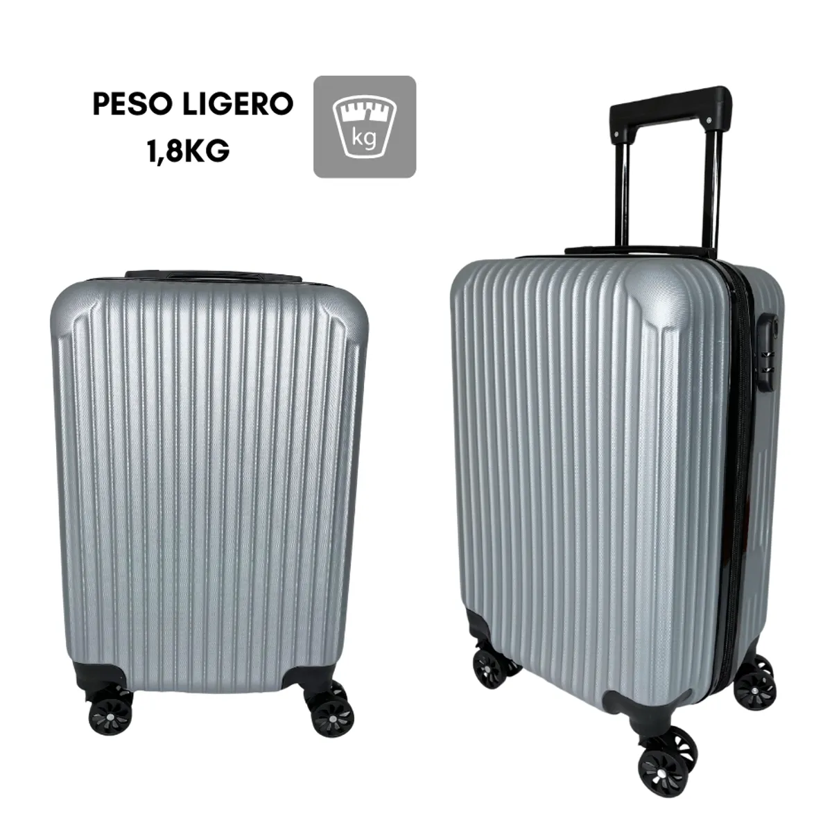 GENERICO - Maleta Cabina De 10 Kg Equipaje Chica Ruedas Viajes Avión