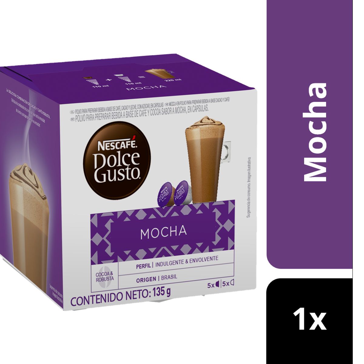 DOLCE GUSTO - Café NESCAFÉ DOLCE GUSTO® Mocha 10 Cápsulas