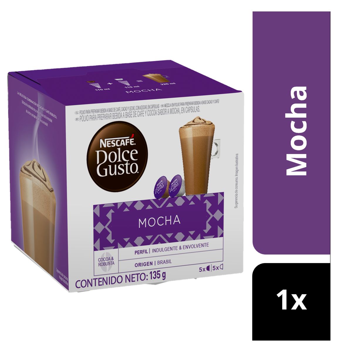 DOLCE GUSTO - Café NESCAFÉ DOLCE GUSTO® Mocha 10 Cápsulas