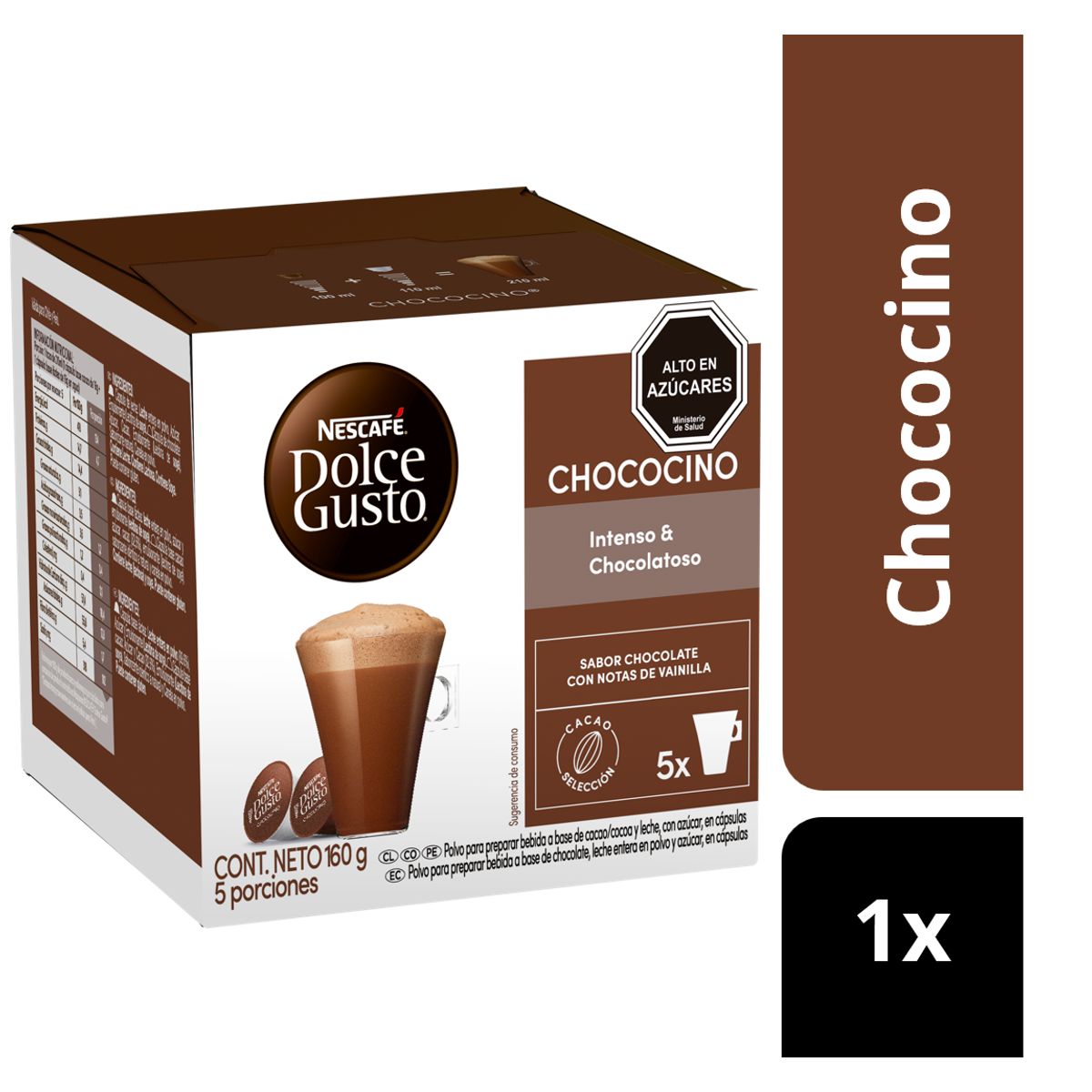 DOLCE GUSTO - Café NESCAFÉ DOLCE GUSTO® Chococino 10 Cápsulas