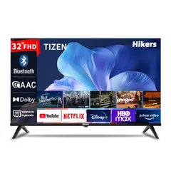 HIKERS - Smart TV LED 32” FHD con Tizen Dolby Audio y AAC