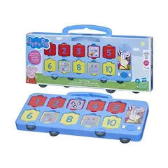 HASBRO - Peppa Pig Autobús 1, 2, 3 - Juego De Aprendizaje