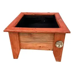 GENERICO - Jardineras Macetero De Madera Cuadrado Grande