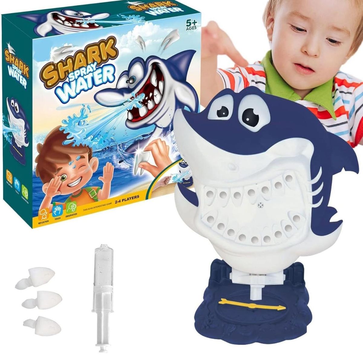 GENERICO - Juguete Tiburón Lanza Agua Juego De Mesa