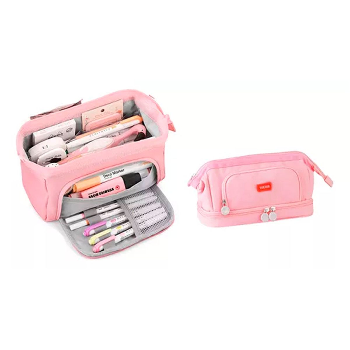 ESHOPANGIE - Estuche Para Lápices Gran Capacidad Doble Capa Organizador