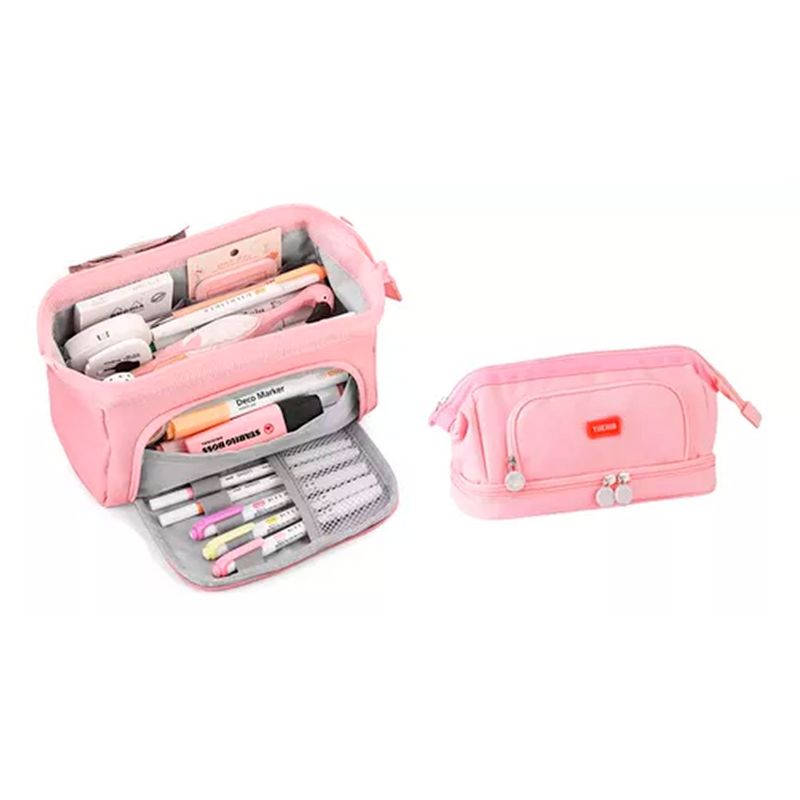 ESHOPANGIE - Estuche Para Lápices Gran Capacidad Doble Capa Organizador