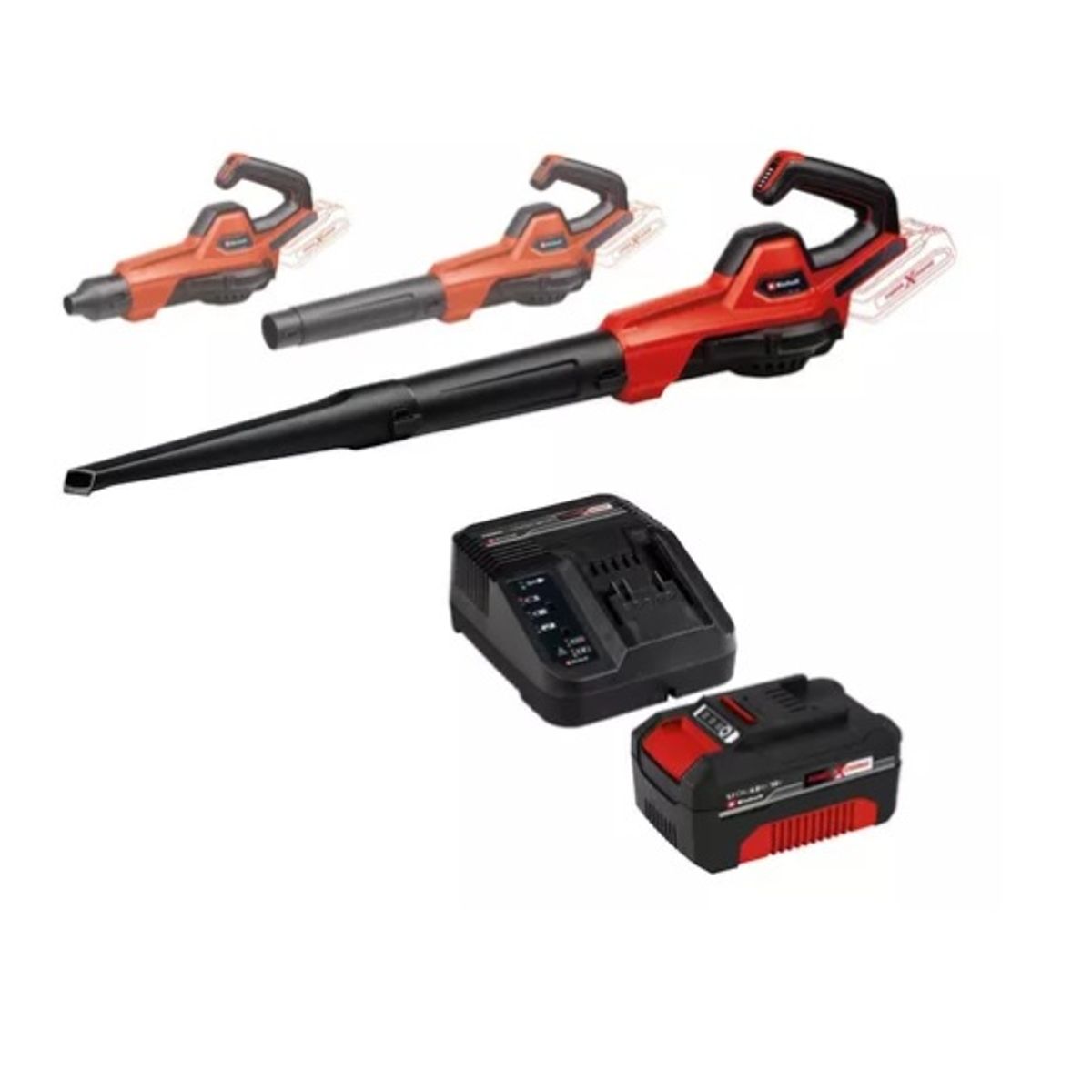 EINHELL - Soplador De Hojas Inalámbrico 250kmh Einhell + Bat 4ah Color Rojo