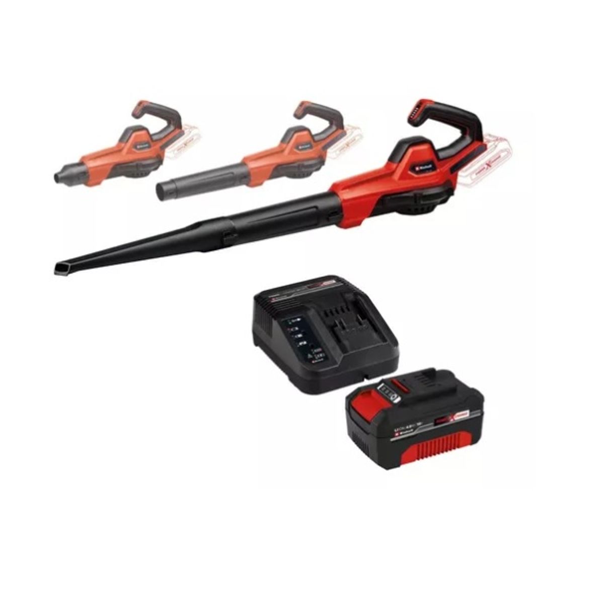 EINHELL - Soplador De Hojas Inalámbrico 250kmh Einhell + Bat 4ah Color Rojo