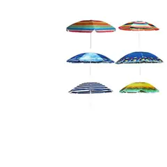 GENERICO - Paragua Quitasol Para Playa colores