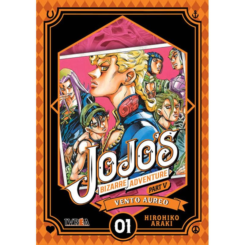IVREA - Manga Jojo's Bizarre Adventure Parte 5 Vento Aureo 01