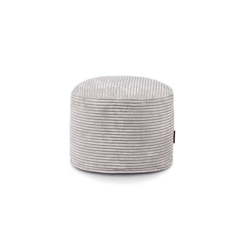 GENERICO - Pouf Mini Waves White Grey