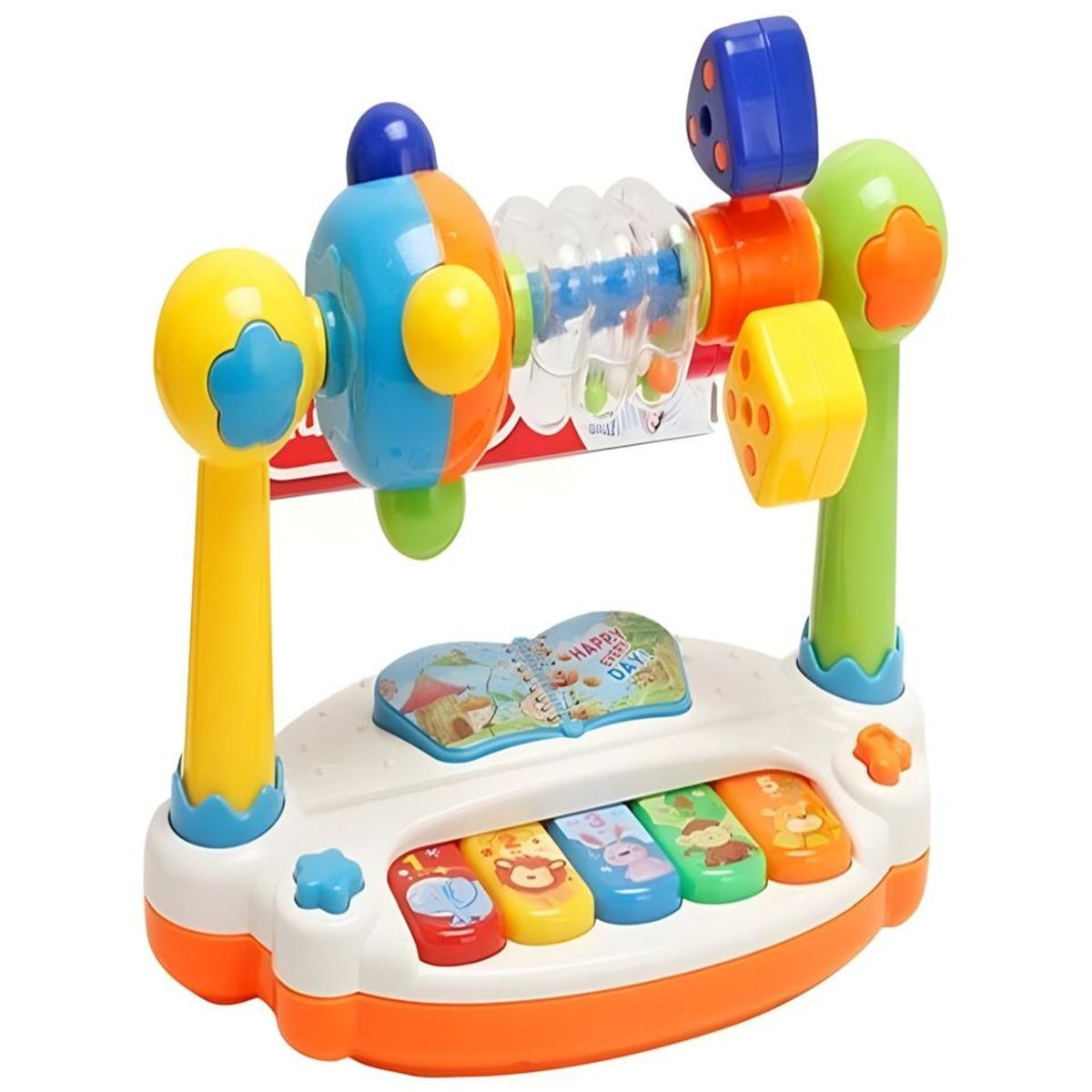 GENERICO - PIANO MUSICAL JUGUETE DIDÁCTICO GIRATORIO 27n6