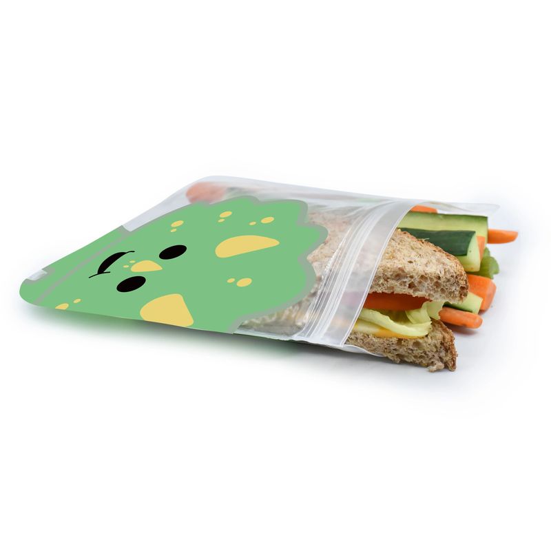 GENERICO - Pack 4 Bolsas Para Snacks Reutilizables Melii