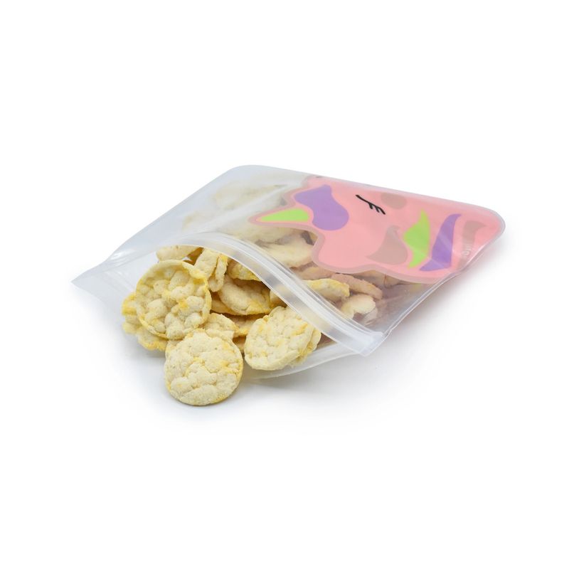 GENERICO - Pack 4 Bolsas Para Snacks Reutilizables Melii