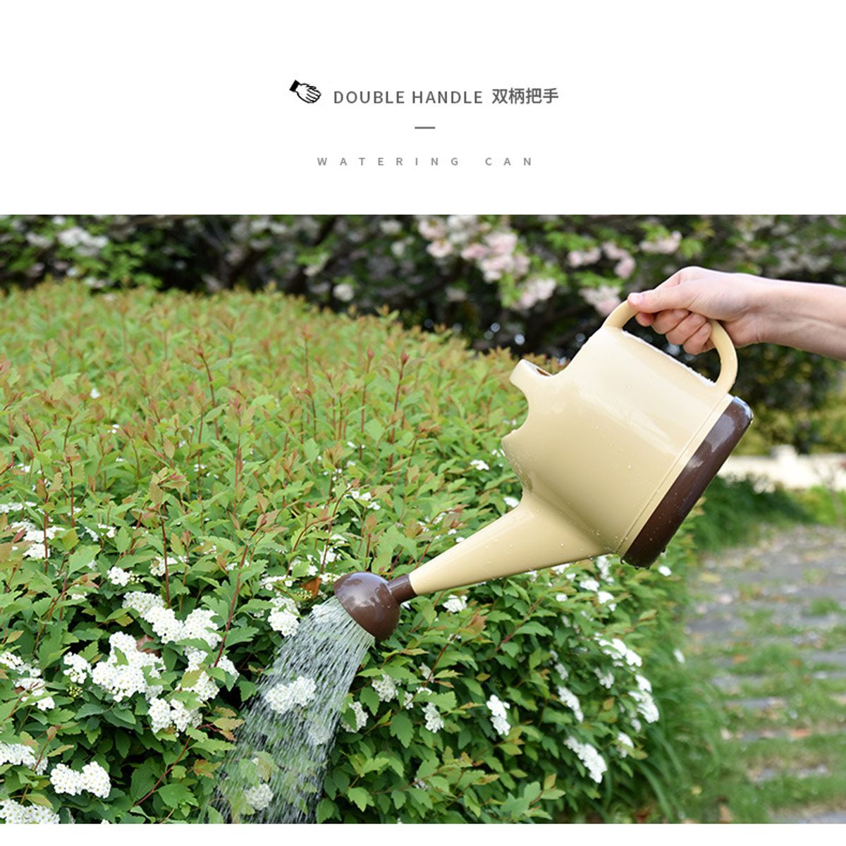 ANENG - Regadera Plástica Boca Tipo Ducha De 4 Litros Para Jardín