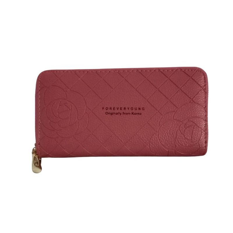 GENERICO - Billetera De Mujer Monedero Tarjetero Diseño Rosa