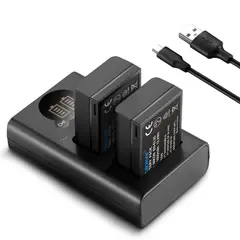 AZULAMAR - En-el25 2x Baterías Y Cargador Kit Para Nikon Z30 Z50 Zfc