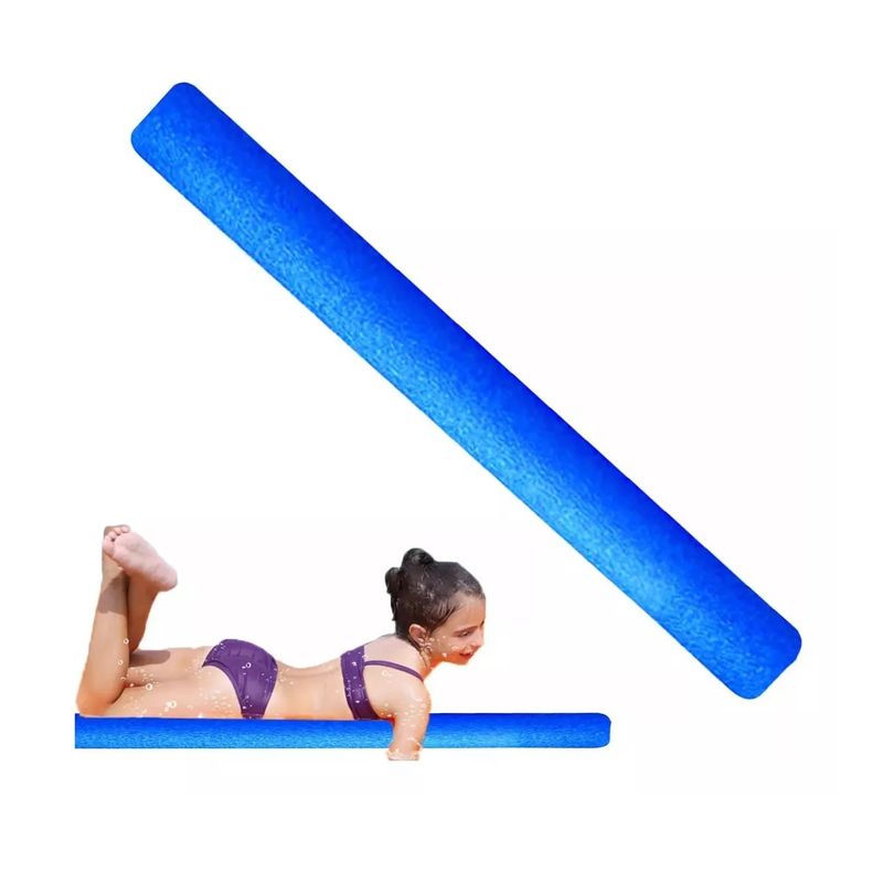 GENERICO - Fideos Flotadores De Espuma Para Piscina Pack X 10 Azul
