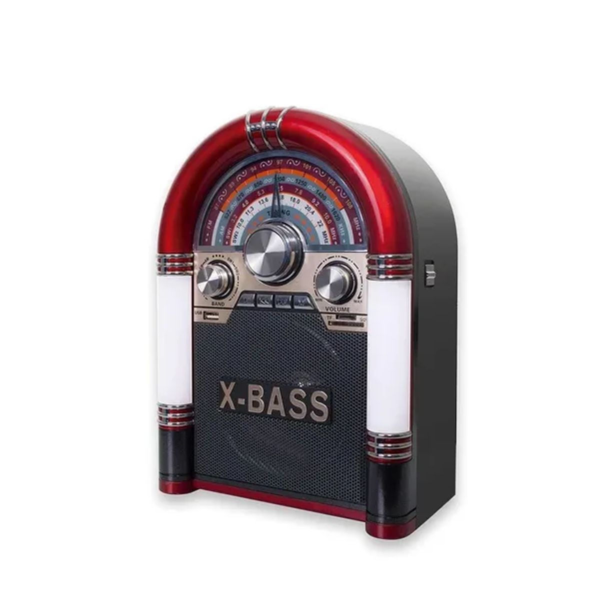 AUDIO PRO - Radio Retro Rockola Parlante Bluetooth Pequeña AM FM AP02081